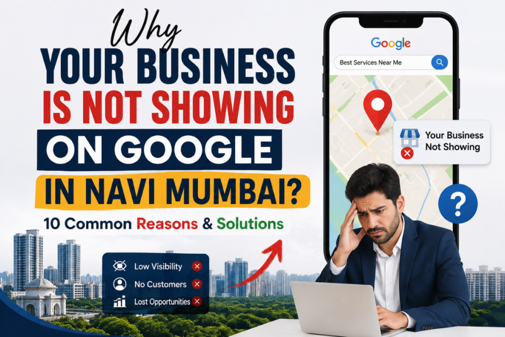 Business not showing on Google in Navi Mumbai